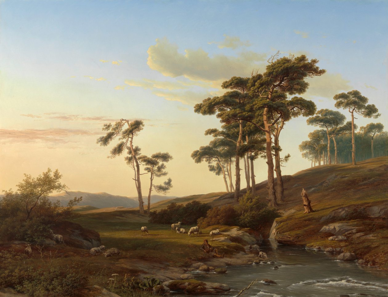 Alkonyat pásztorral alkotó: Cornelis Lieste