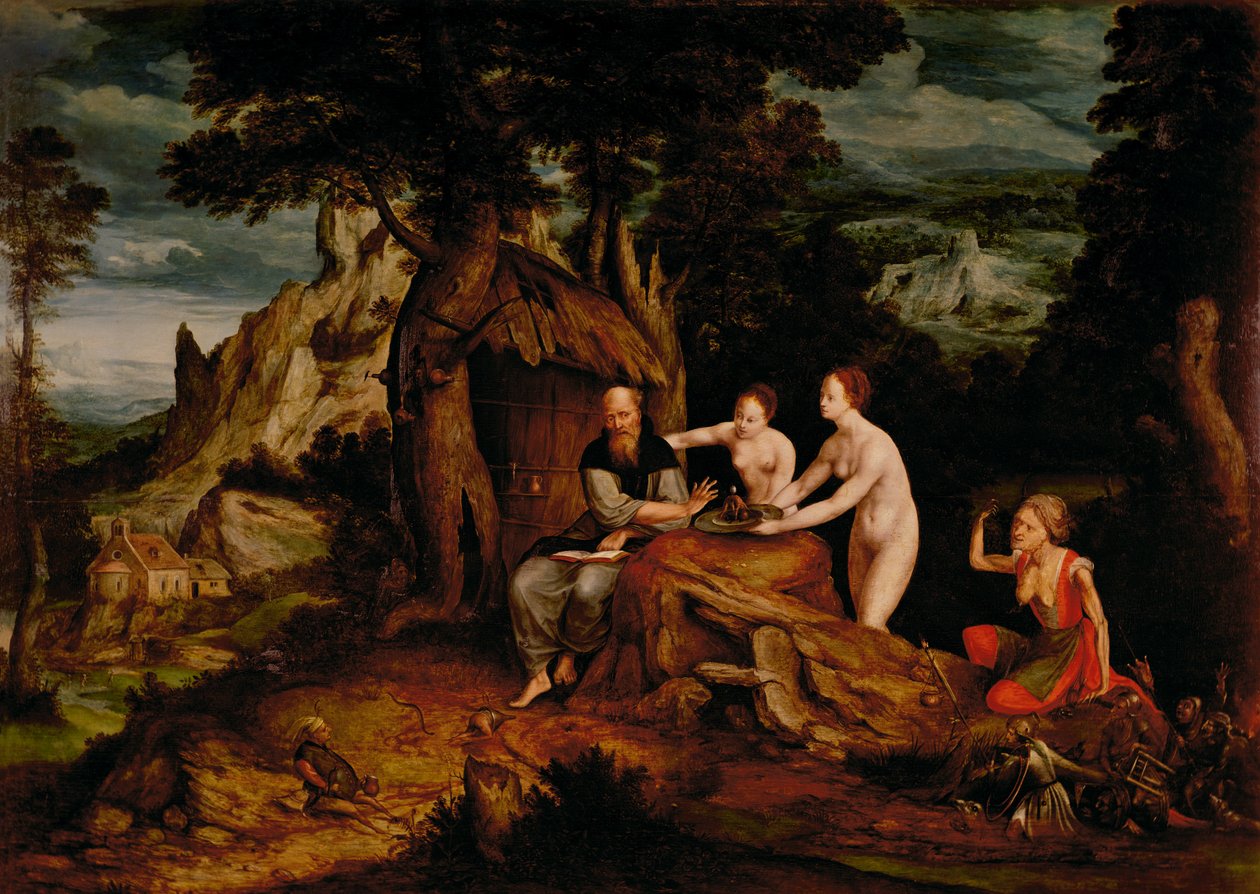 Szent Antal megkísértése alkotó: Cornelis Massys