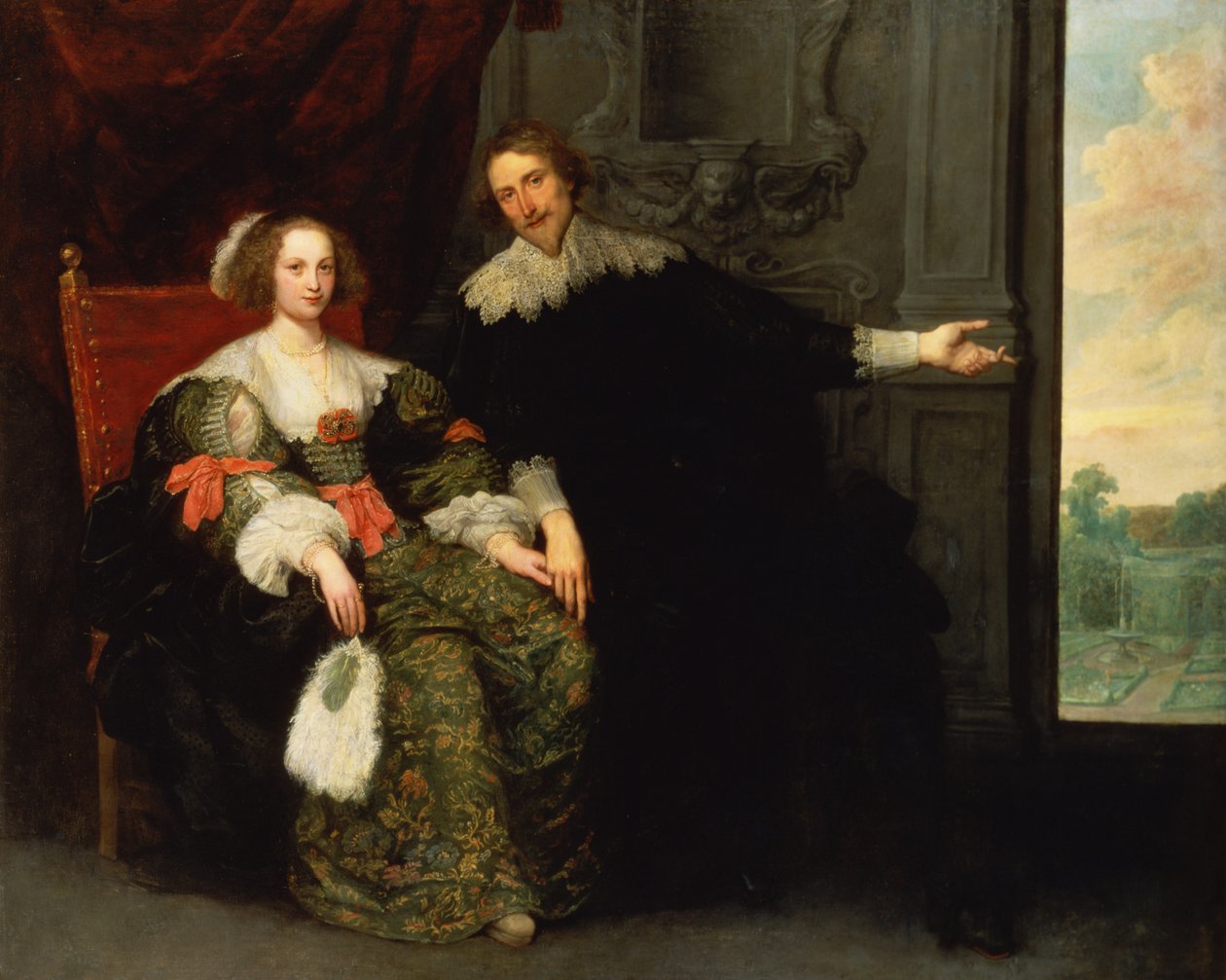 Egy férfi és felesége portréja alkotó: Cornelis de Vos