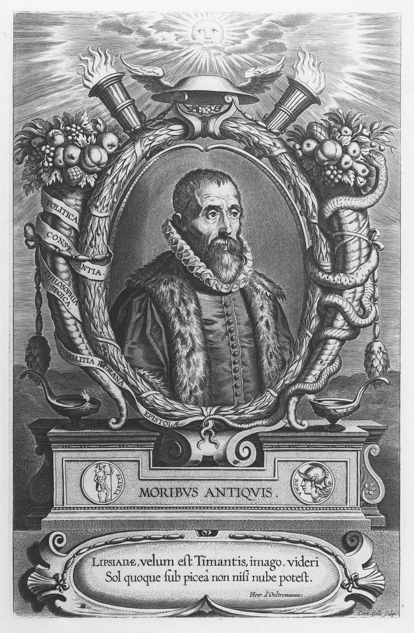 Justus Lipsius portréja alkotó: Cornelis Galle the Elder