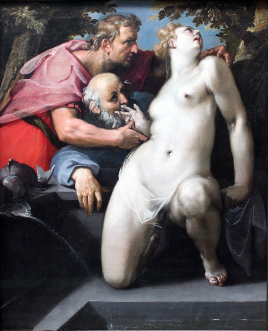 Susanna és a két öreg alkotó: Cornelis van Haarlem
