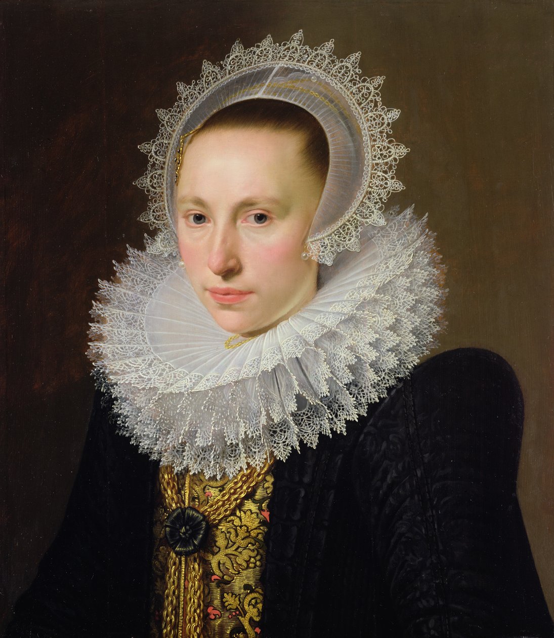 Egy hölgy portréja alkotó: Cornelis van der Voort