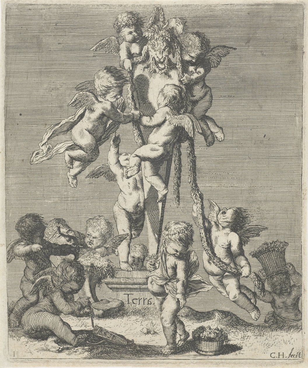 Talaj Terra (cím az objektumon) A négy elem (sorozat címe) alkotó: Cornelis A. Hellemans