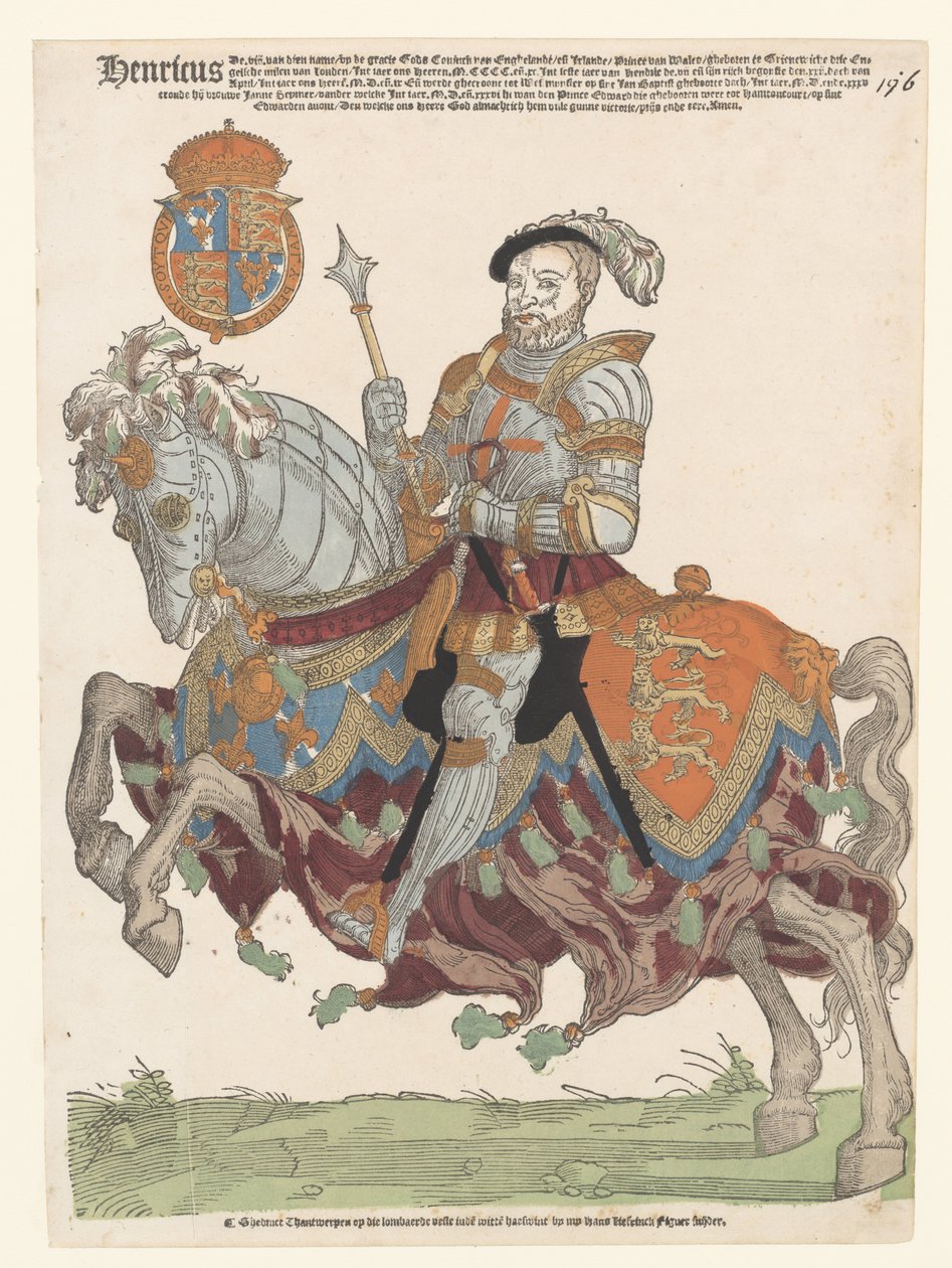 Henrik angol portréja alkotó: Cornelis Anthonisz. (manner of)