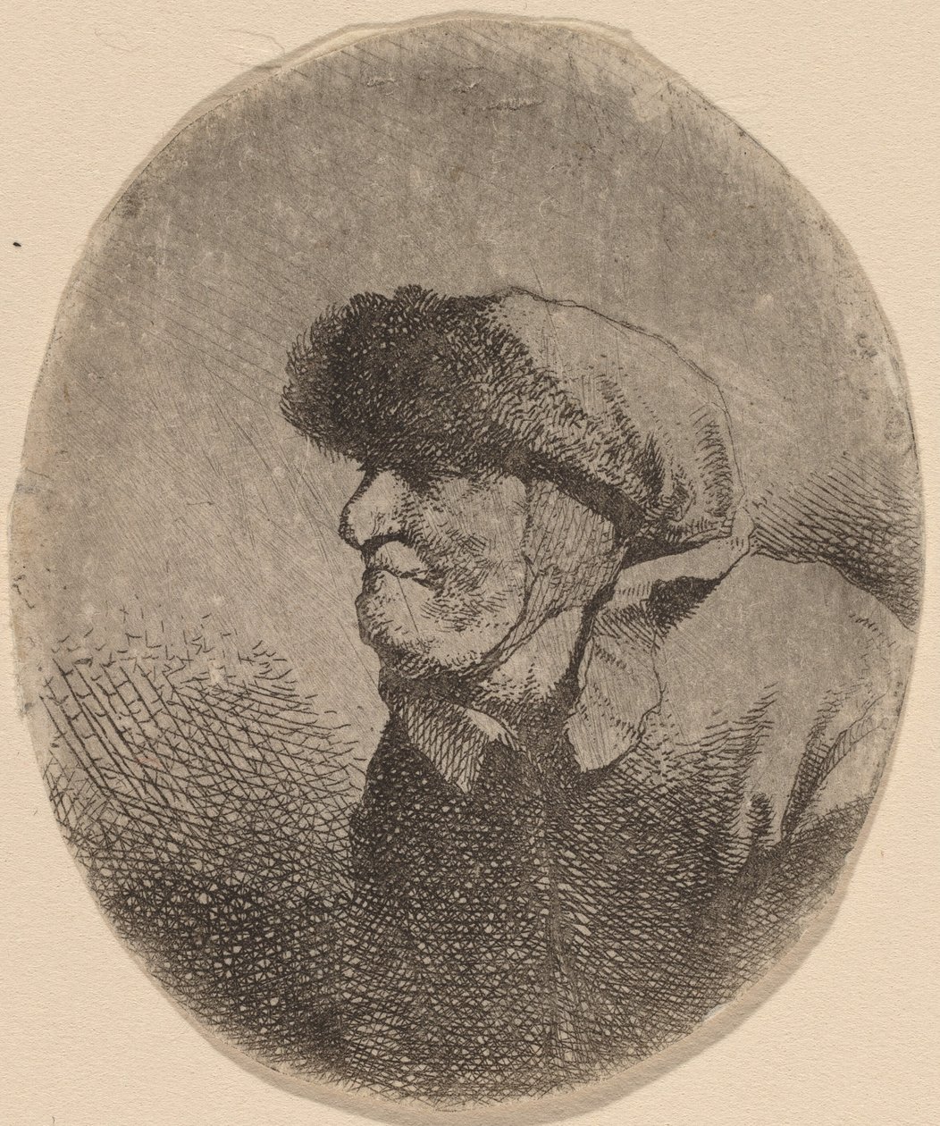 Egy öregasszony mellszobra alkotó: Cornelis Pietersz Bega