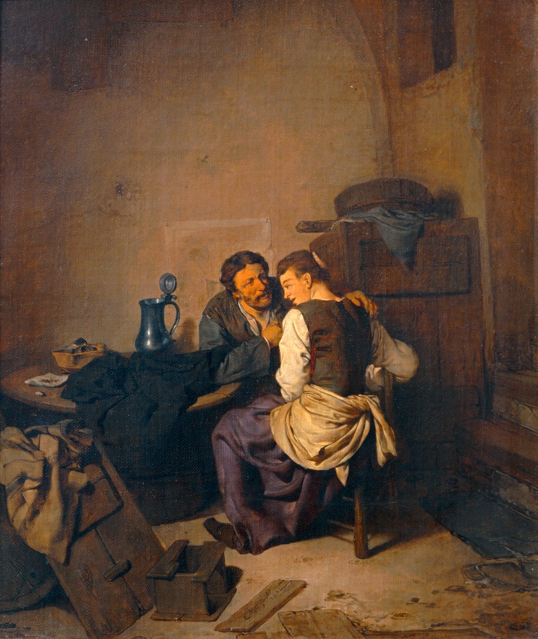 Interieur rustique - rusztikus belső tér ... alkotó: Cornelis Bega