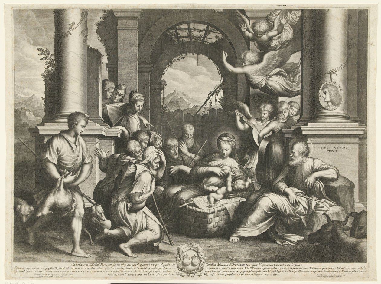 A Pásztorok imádata alkotó: Cornelis Bloemaert (II)