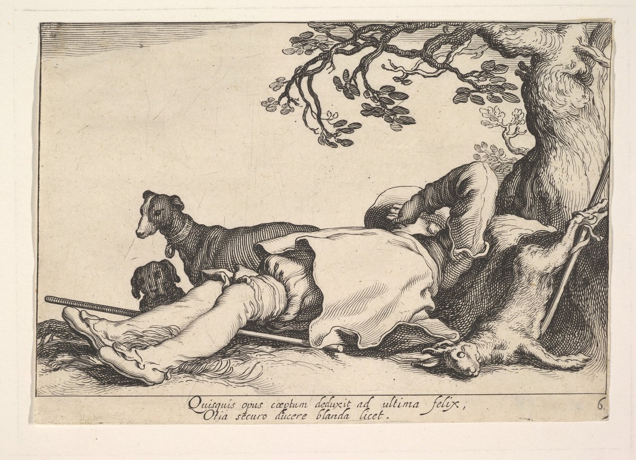 A foglalkozás örömei. alkotó: Cornelis Bloemaert