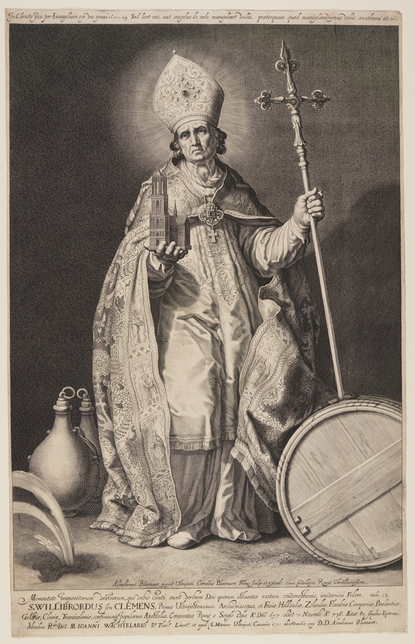 Szent Willibrord, 2. tábla, Az utrechti püspökökből alkotó: Cornelis Bloemaert