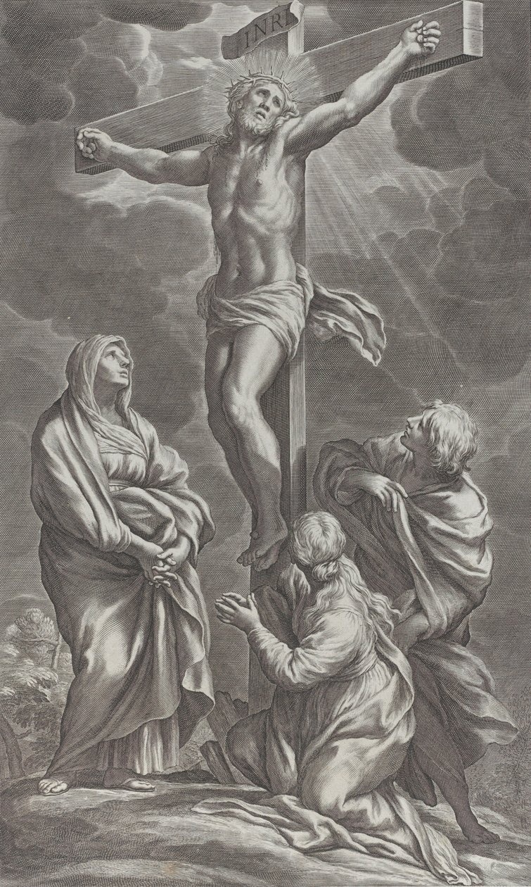 A keresztre feszítés, 1662. alkotó: Cornelis Bloemaert