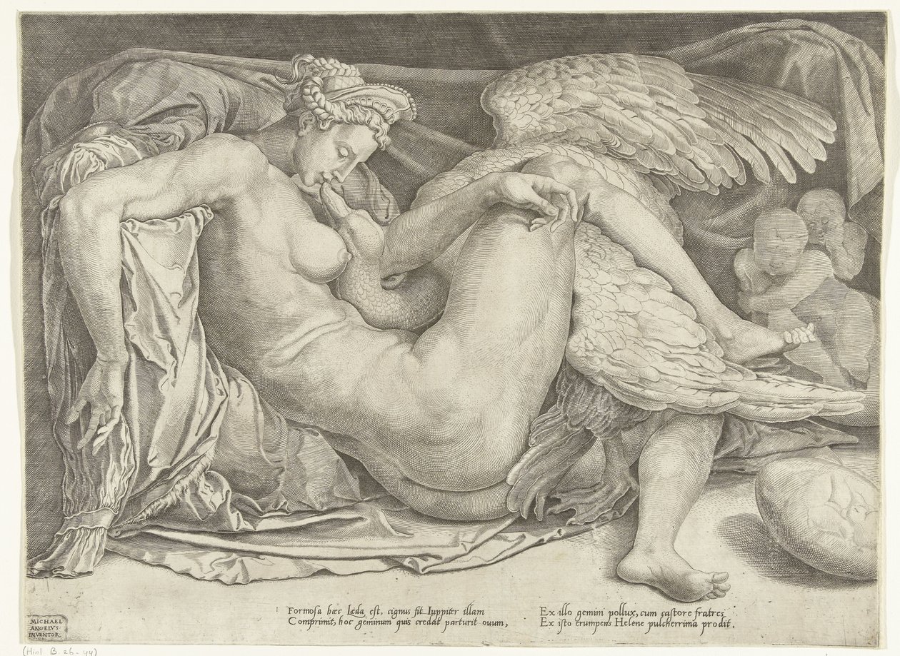 Léda és a hattyú alkotó: Cornelis Bos