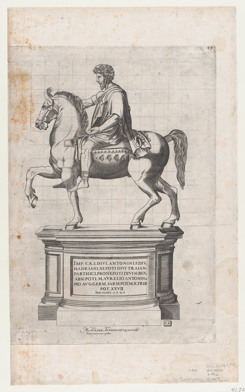 A római nagyszerűség tükre: Marcus Aurelius, 16. század., 16. század. alkotó: Cornelis Bos.