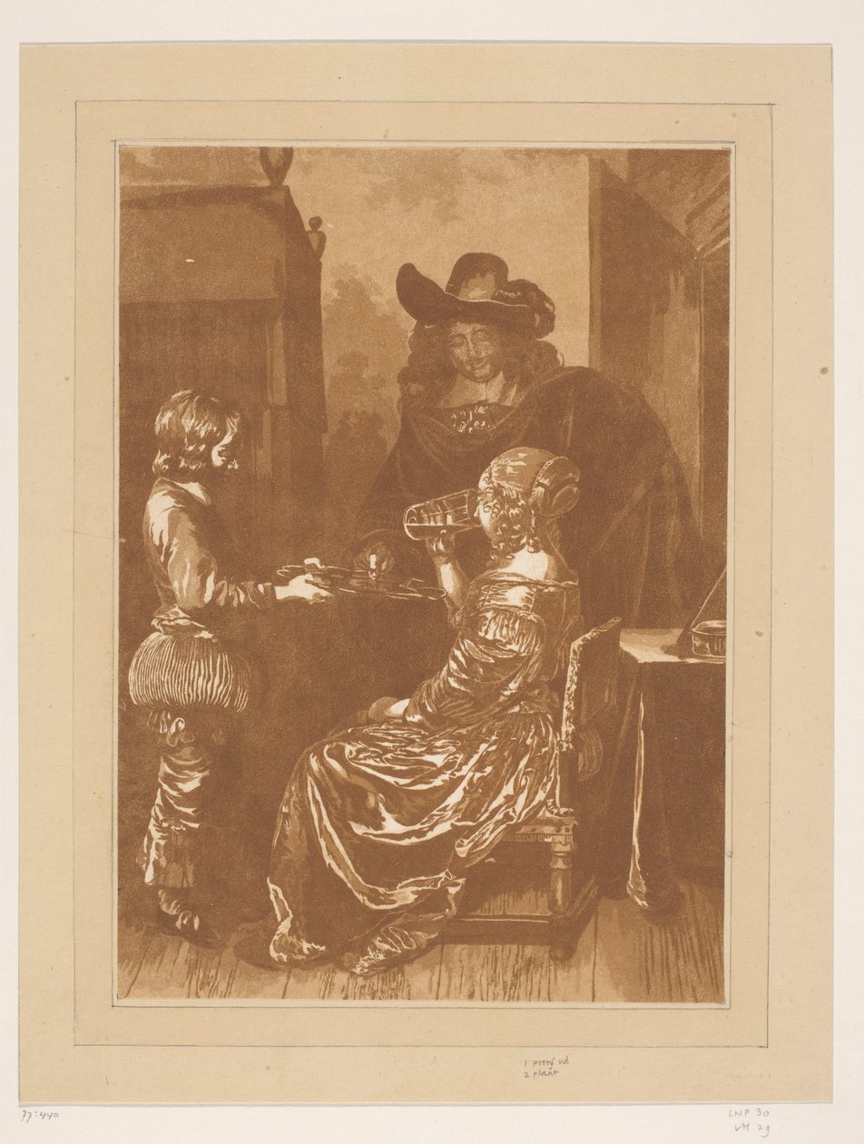 Úr és hölgy lappal alkotó: Cornelis Brouwer