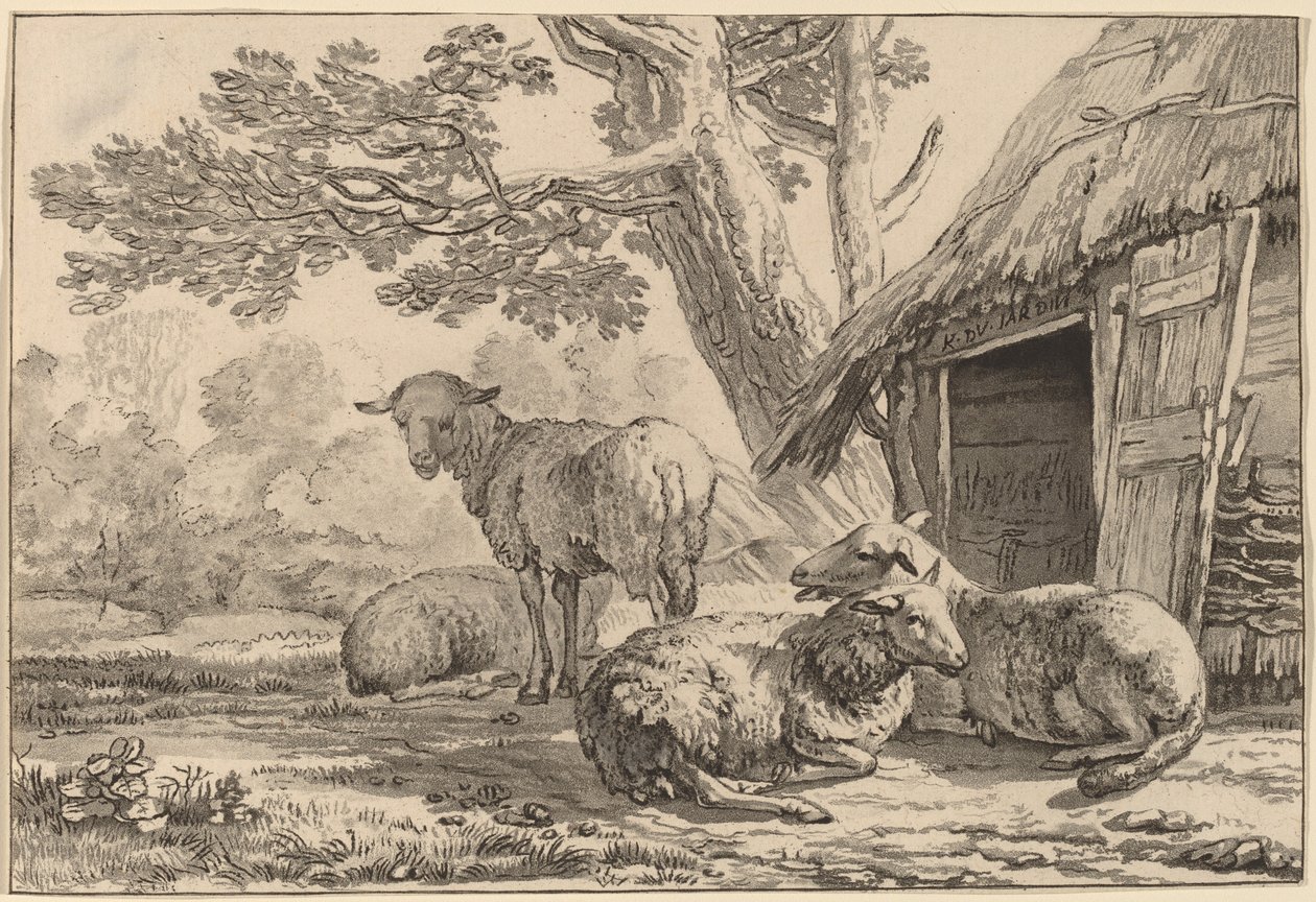 Sheepcote, 1781, megjelent 1787. alkotó: Cornelis Brouwer