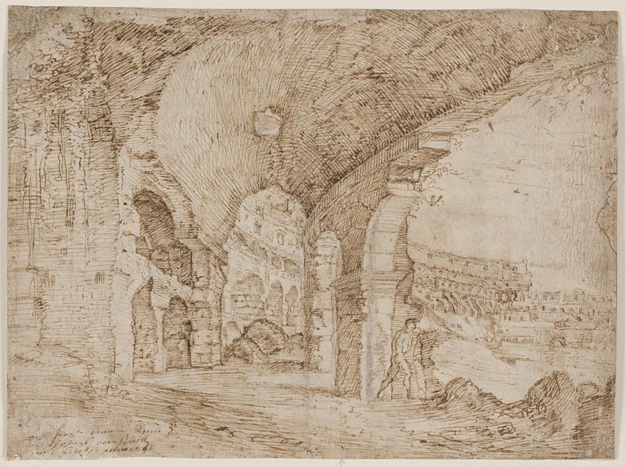 Róma belső Colosseum része alkotó: Cornelis Cort