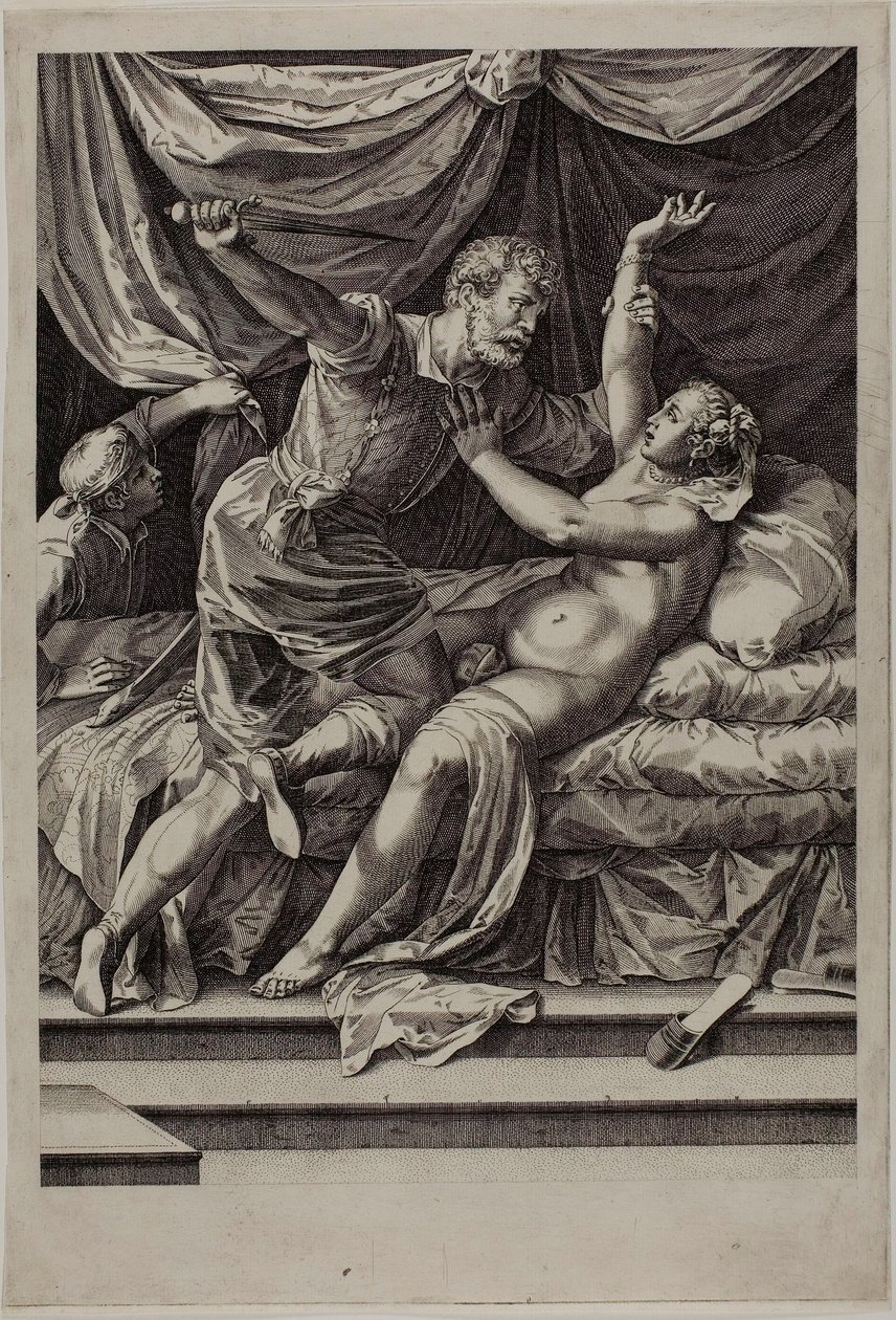 Tarquin és Lucretia alkotó: Cornelis Cort