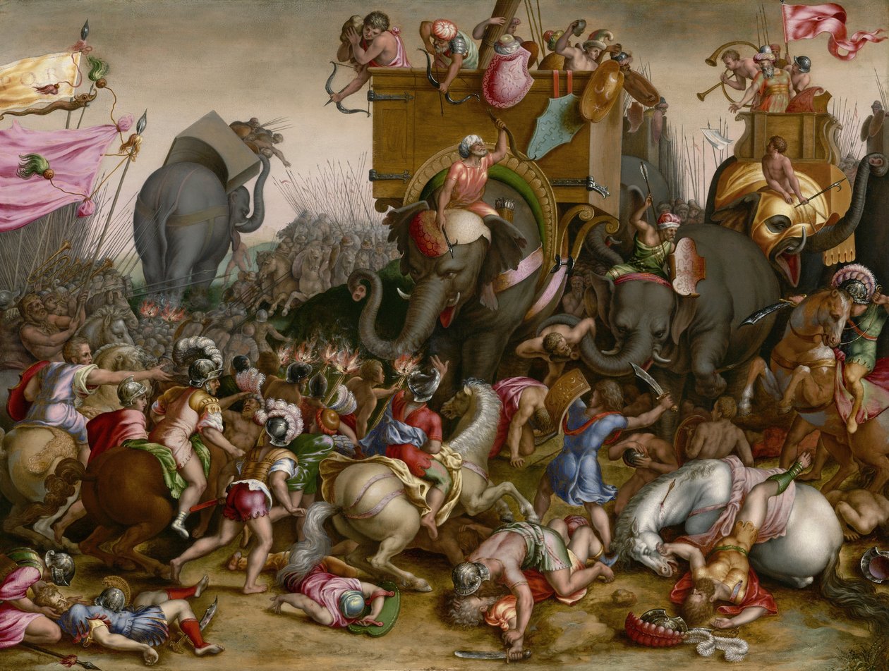A zamai csata 1567 után alkotó: Cornelis Cort