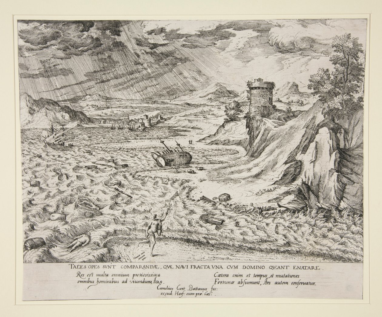 A Hajótörés alkotó: Cornelis Cort