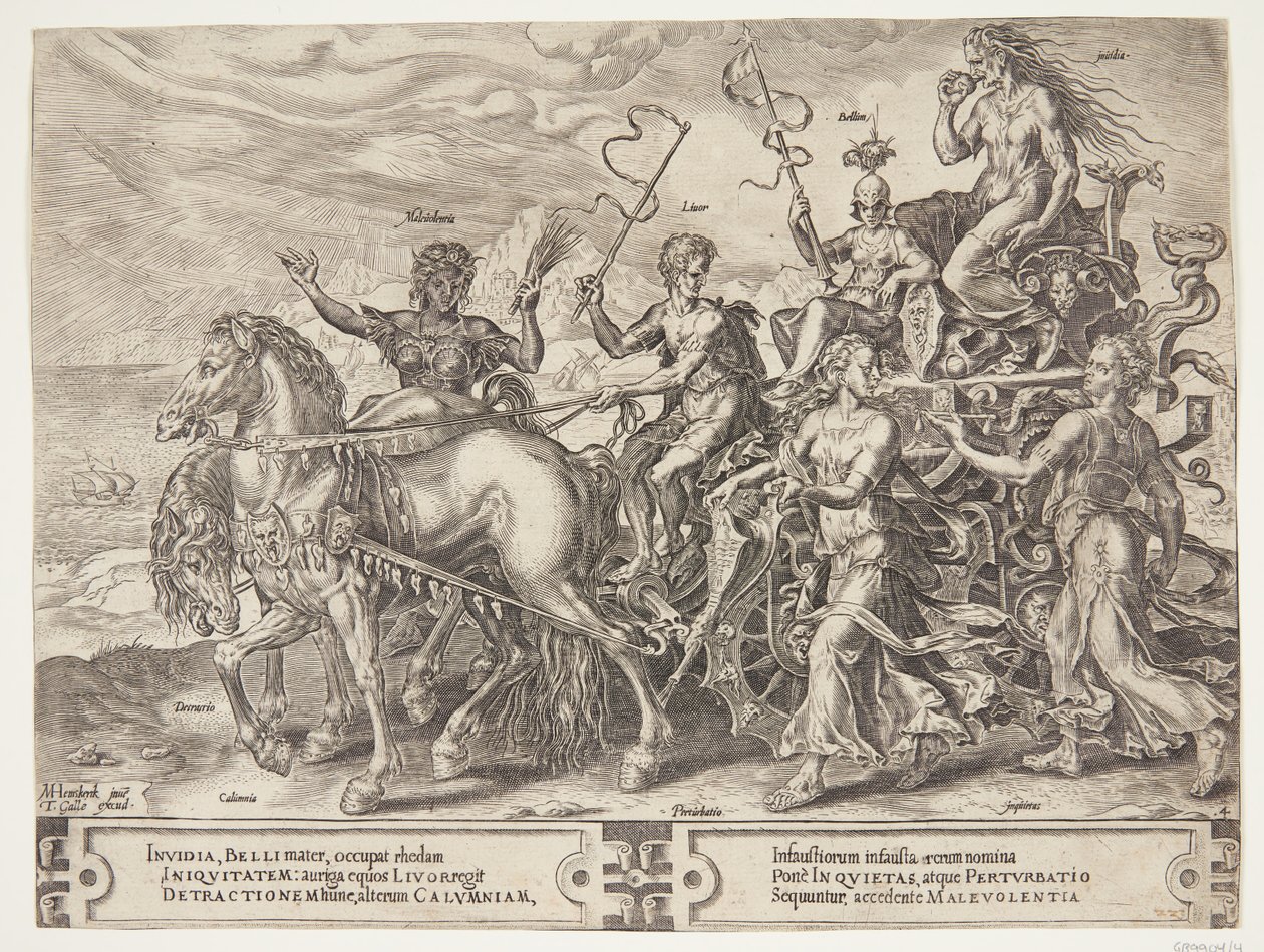 Az irigység diadala alkotó: Cornelis Cort