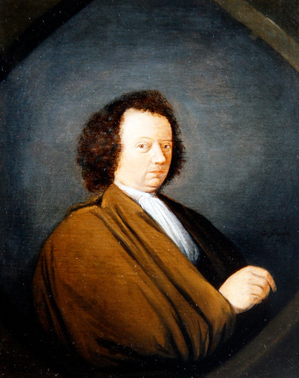 Férfiportré, félhosszúságban, ülő, 1680 alkotó: Cornelis Dusart