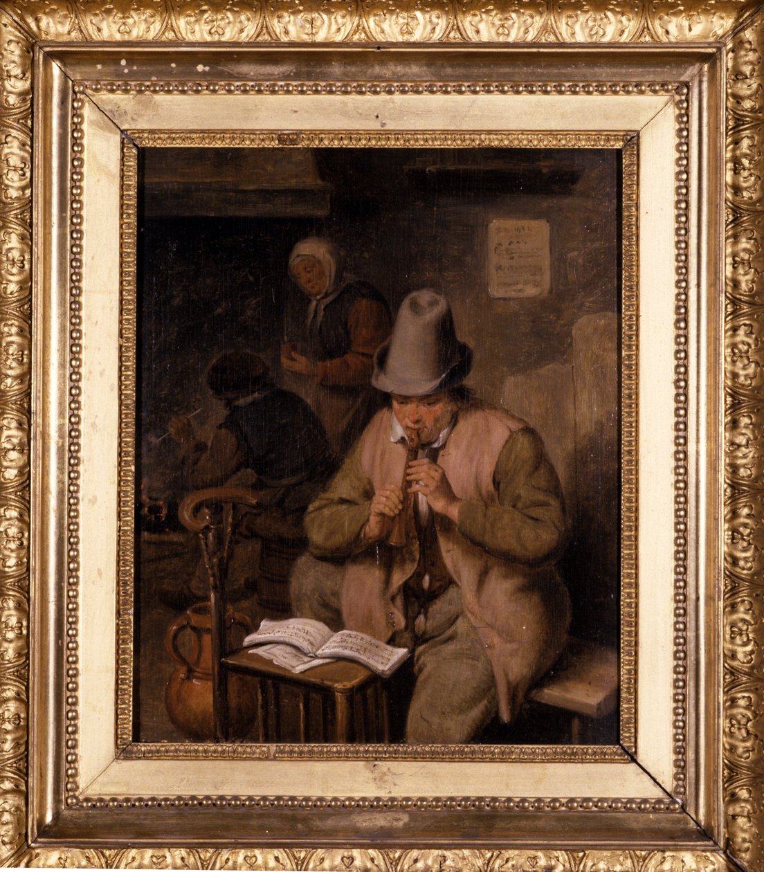 Egy fiatal sípjátékos, 1680 alkotó: Cornelis Dusart