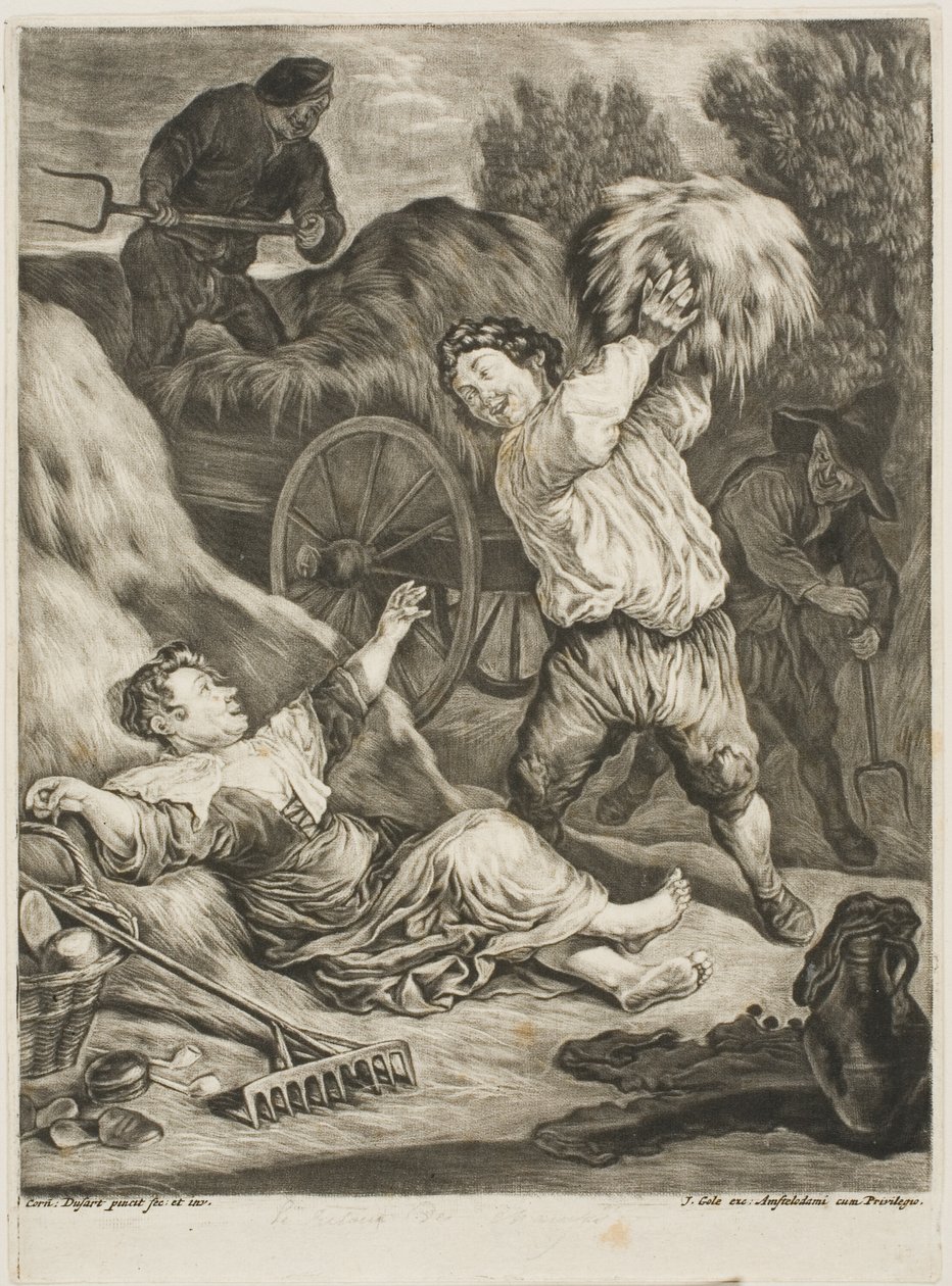 Július alkotó: Cornelis Dusart