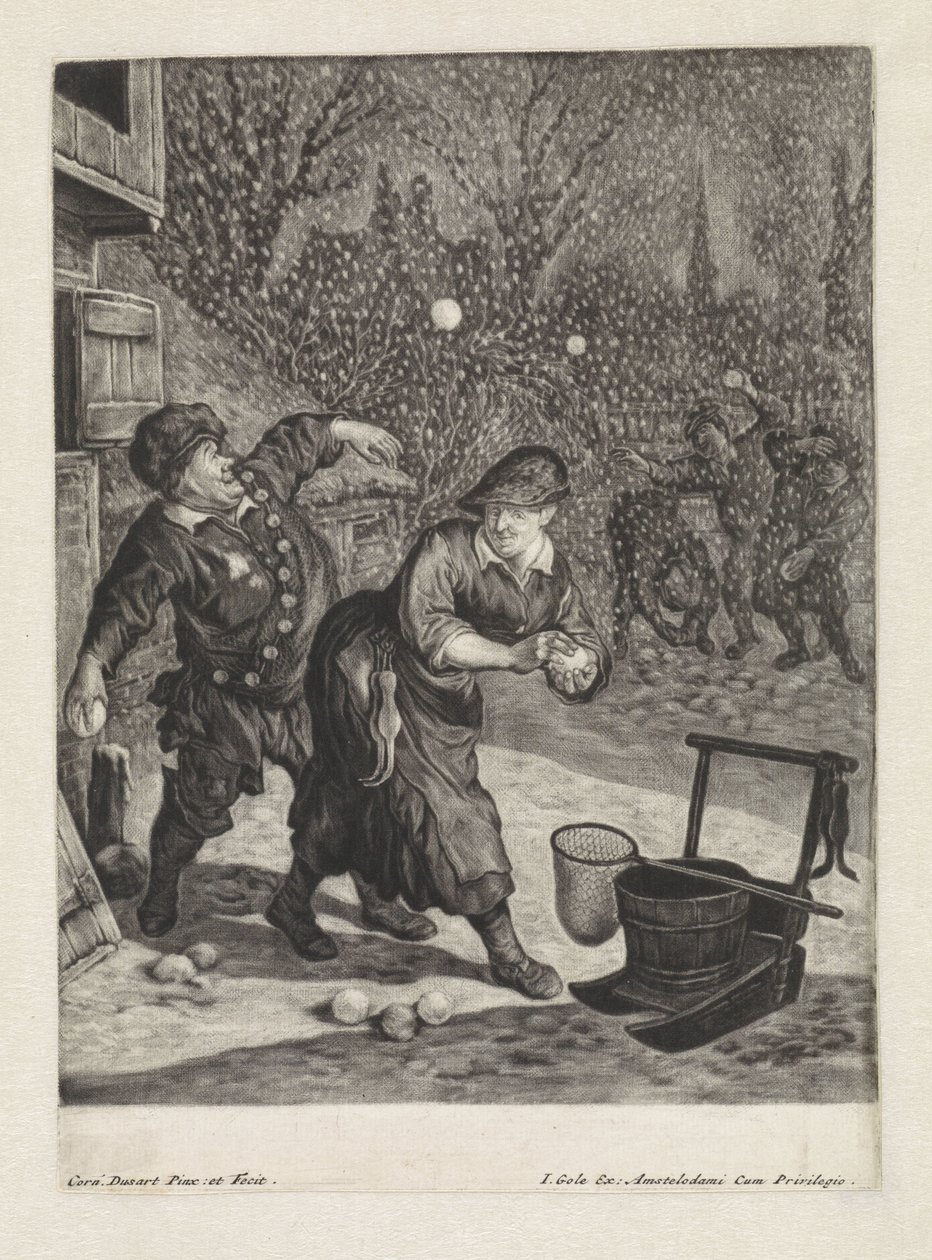 március alkotó: Cornelis Dusart