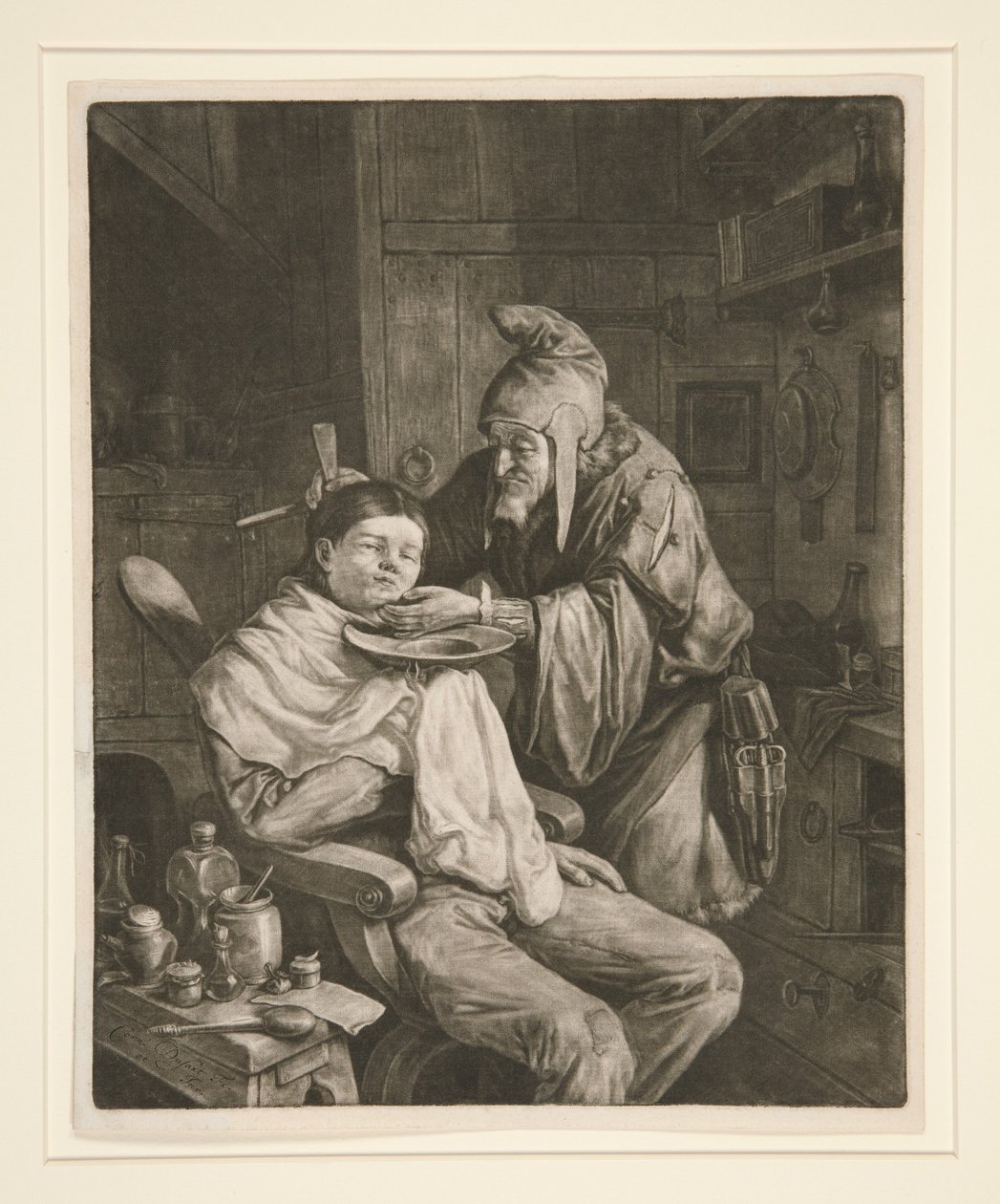 A falusi sebész alkotó: Cornelis Dusart