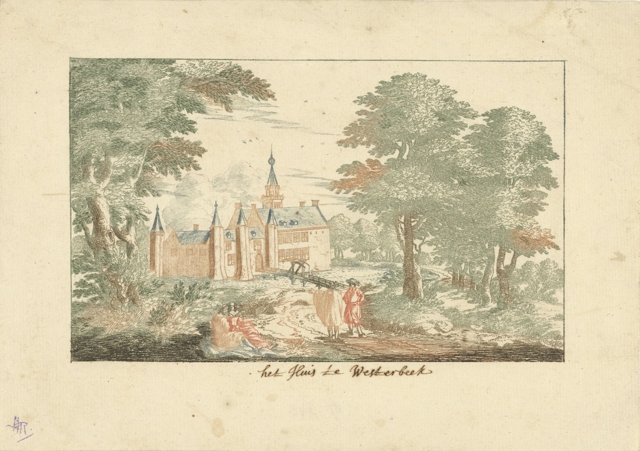 Westerbeek kastély A ház Westerbeekben (cím az objektumon) alkotó: Cornelis Elandts