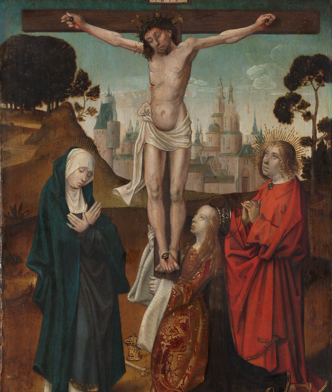 Keresztre feszítés alkotó: Cornelis Engebrechtsz (circle of)