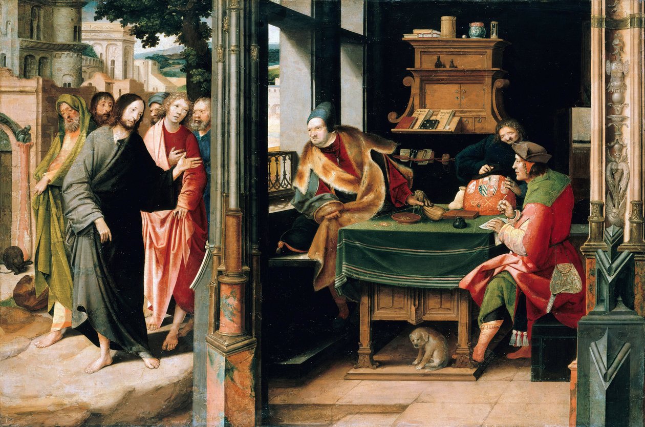 Szent Máté hivatása alkotó: Cornelis Engebrechtsz