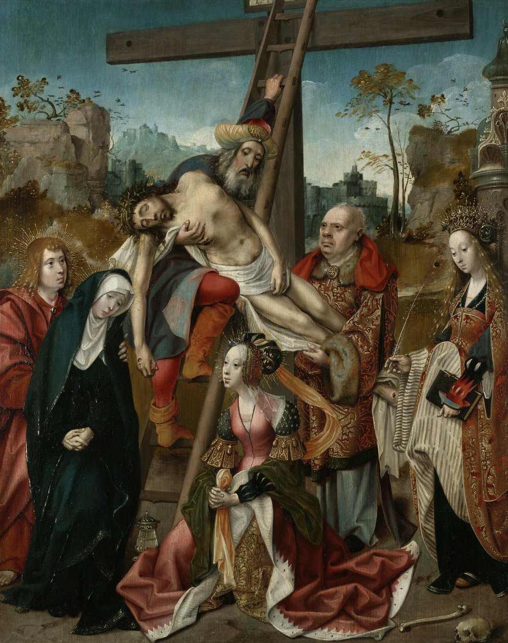 The Deposition, c.1510–20 alkotó: Cornelis Engelbrechtsen