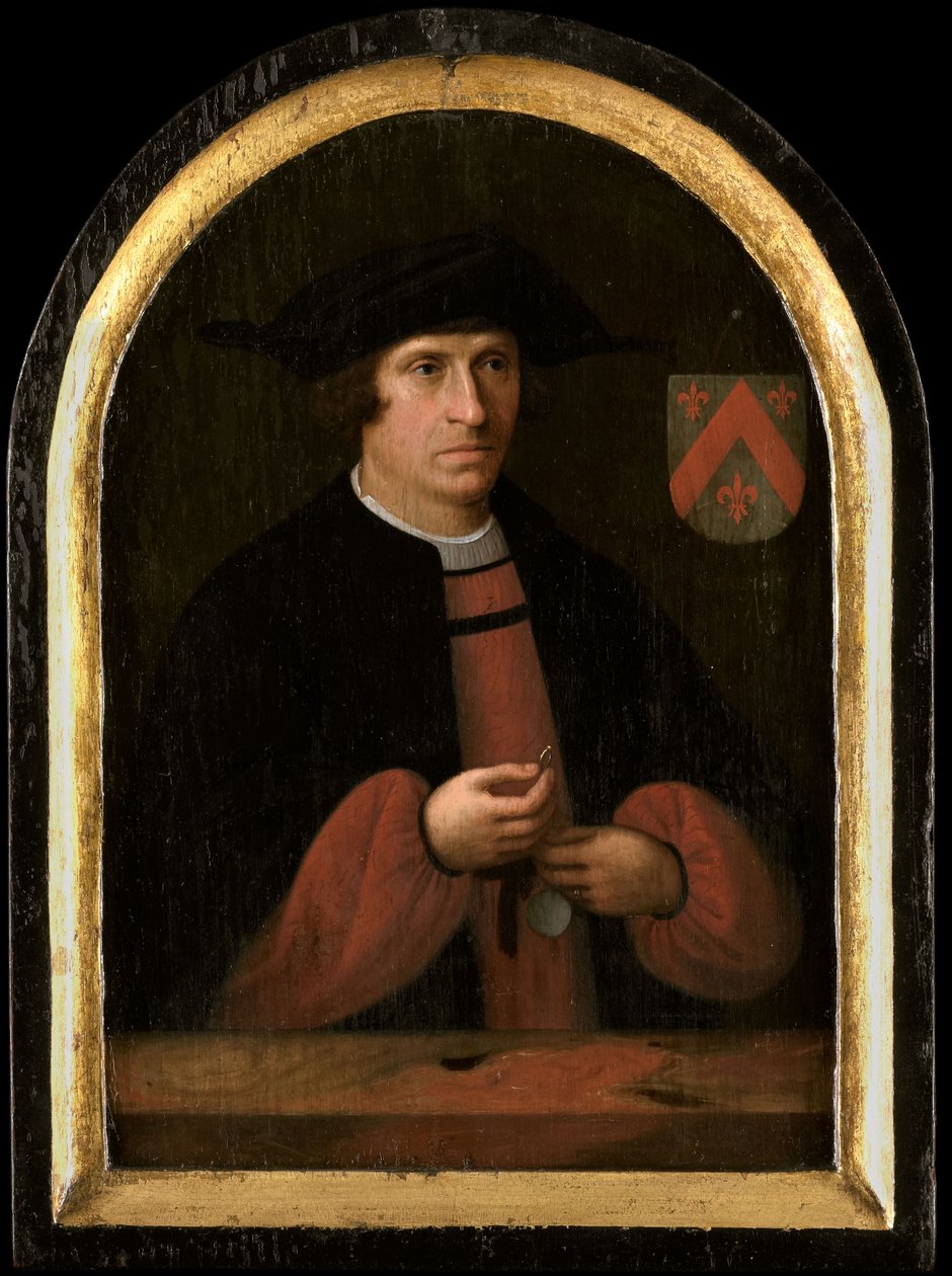 Frans van Schoterbosch portréja, 1620 körül (olaj, tábla) alkotó: Cornelis Engelsz