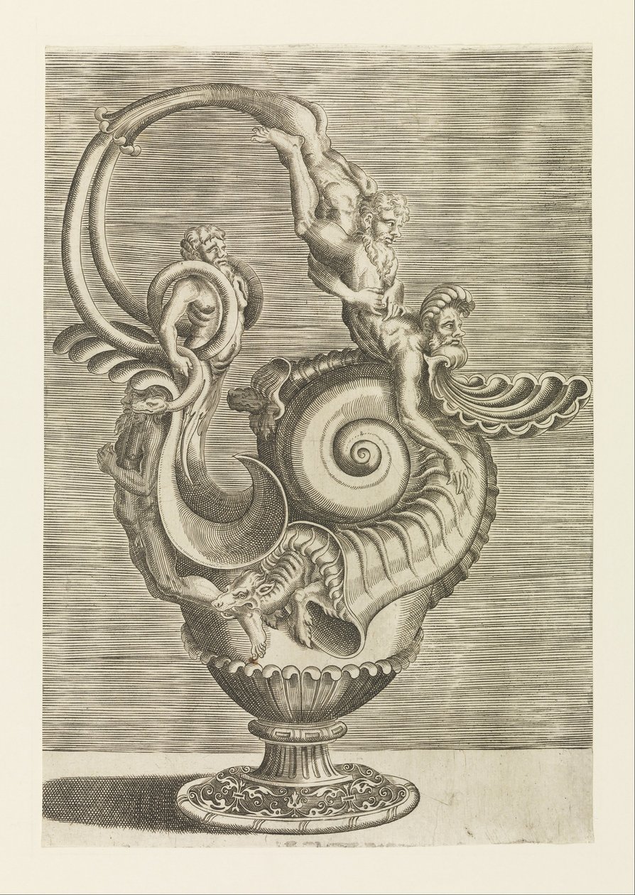 Ewer fogantyúval alkotó: Cornelis Floris Ii
