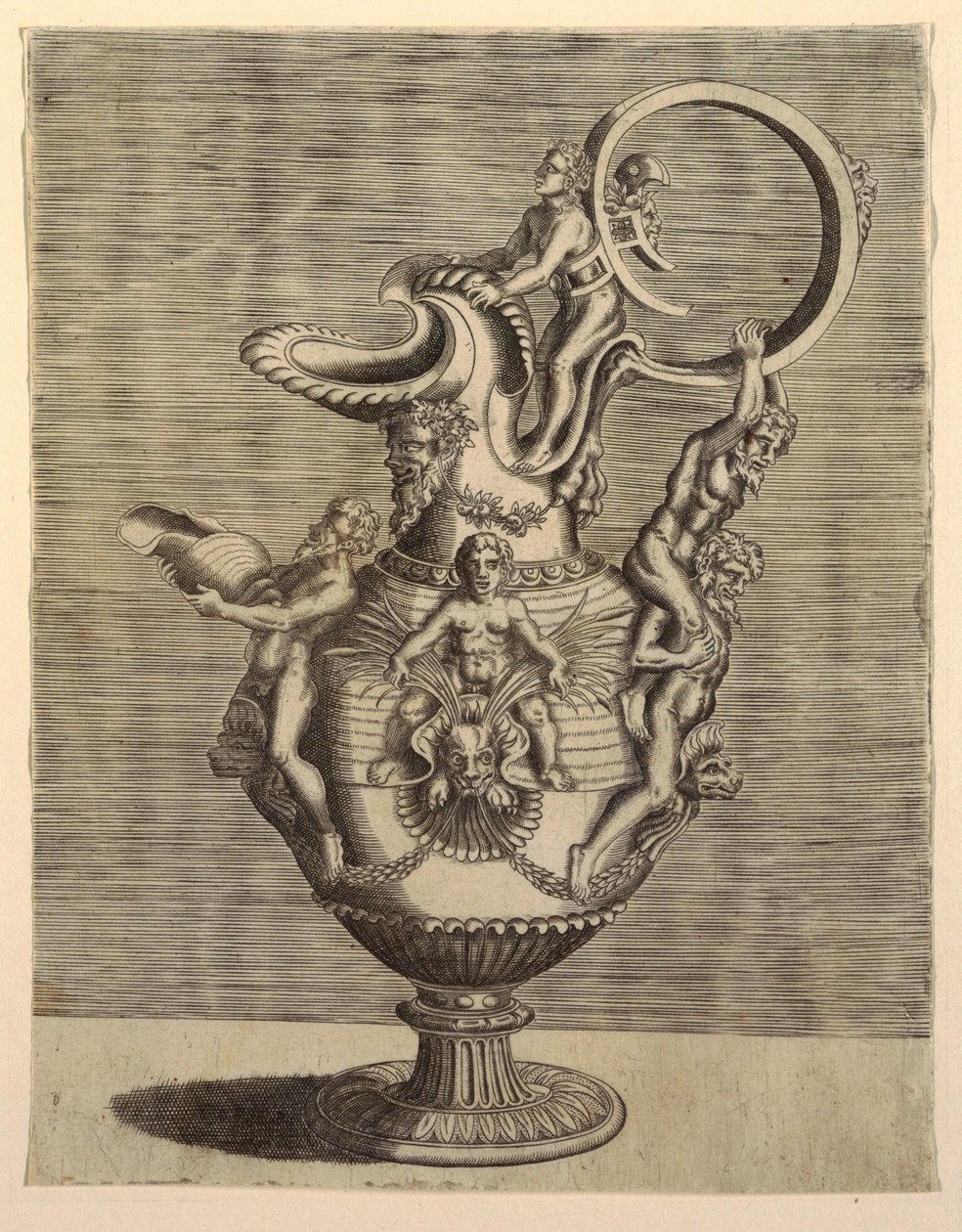Ewer fogantyúval alkotó: Cornelis Floris Ii