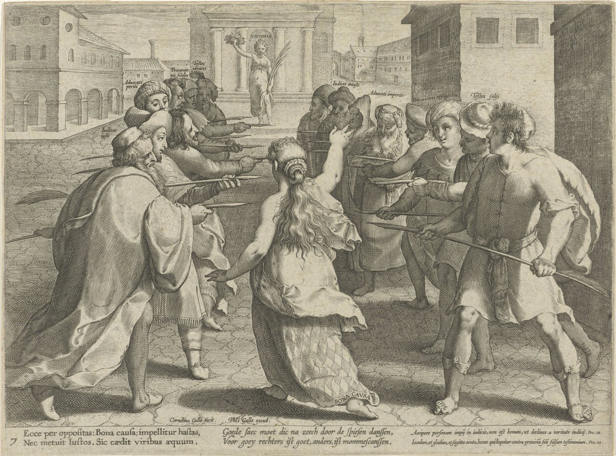 A folyamat veszélyei Visszaélés a perben (sorozat címe) Litis Abusus (sorozat címe) alkotó: Cornelis Galle (I)