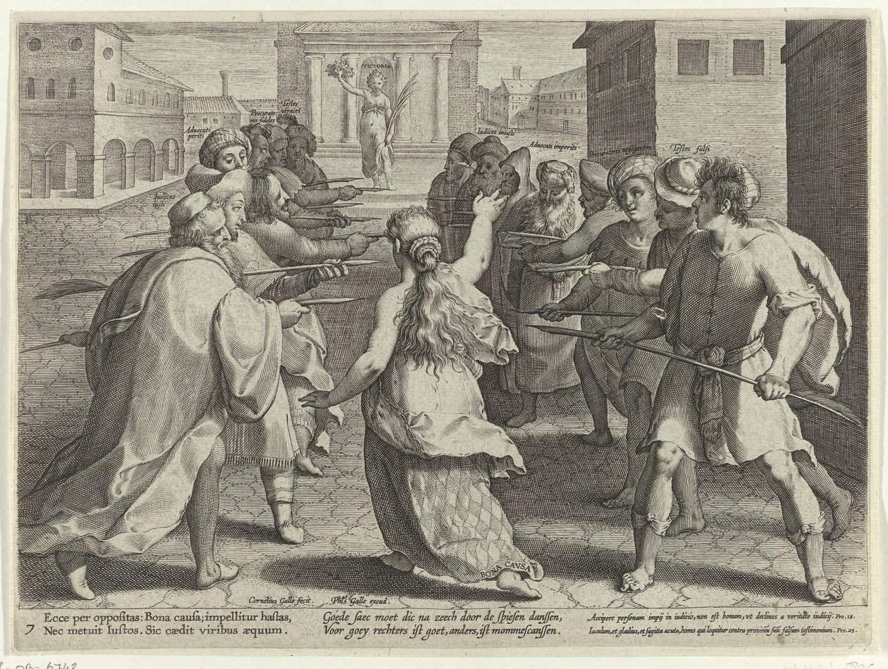 A folyamat veszélyei Visszaélés a perben (sorozat címe) Litis Abusus (sorozat címe) alkotó: Cornelis Galle (I)