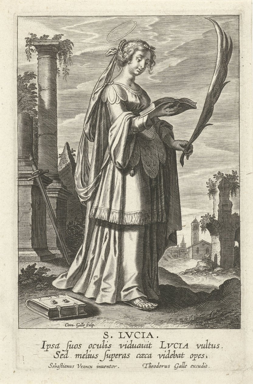 H. Lucy Mirror of the Illustrious Virgins (sorozat címe) alkotó: Cornelis Galle (I)