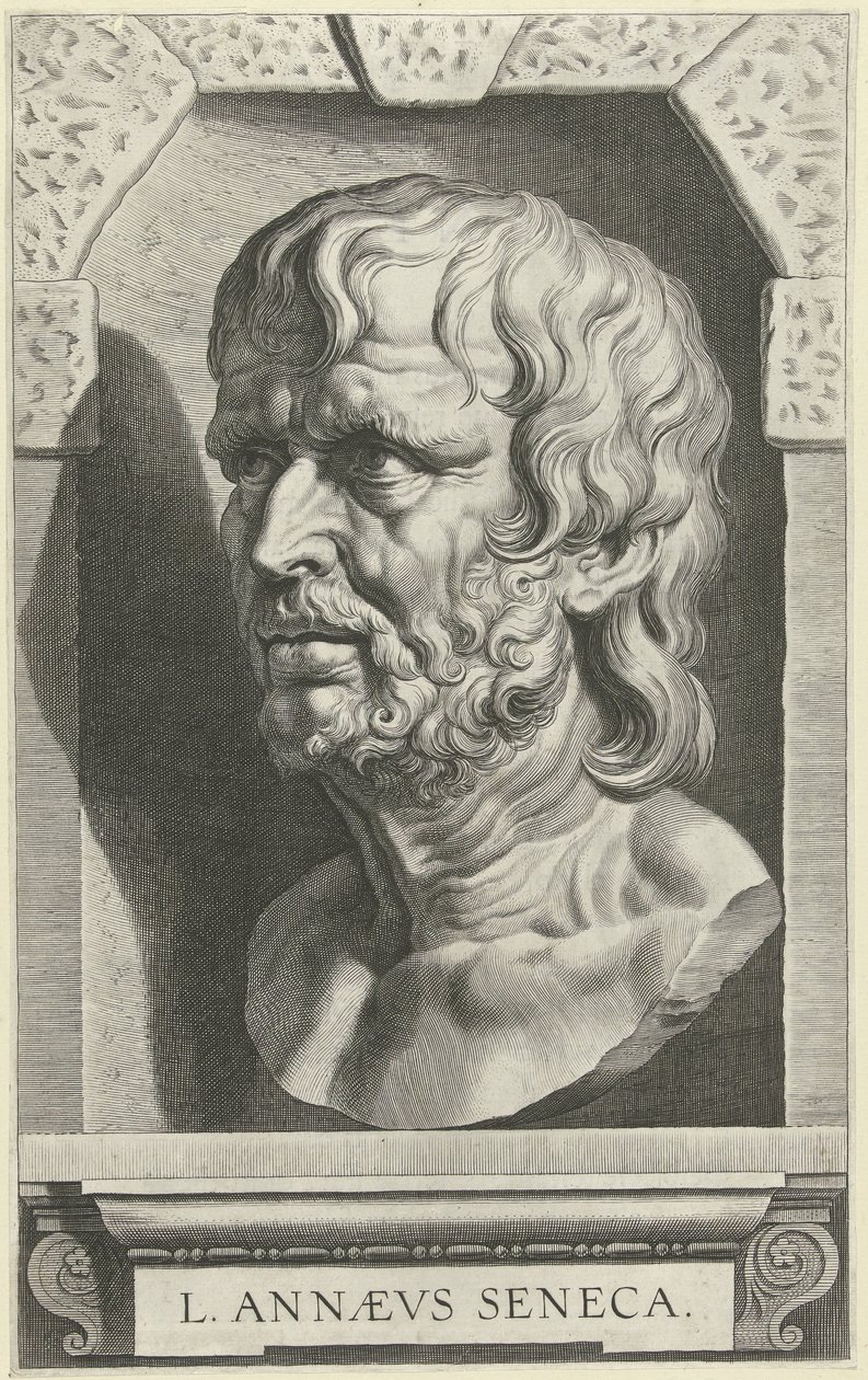 Portretbuste van Seneca alkotó: Cornelis Galle (I)