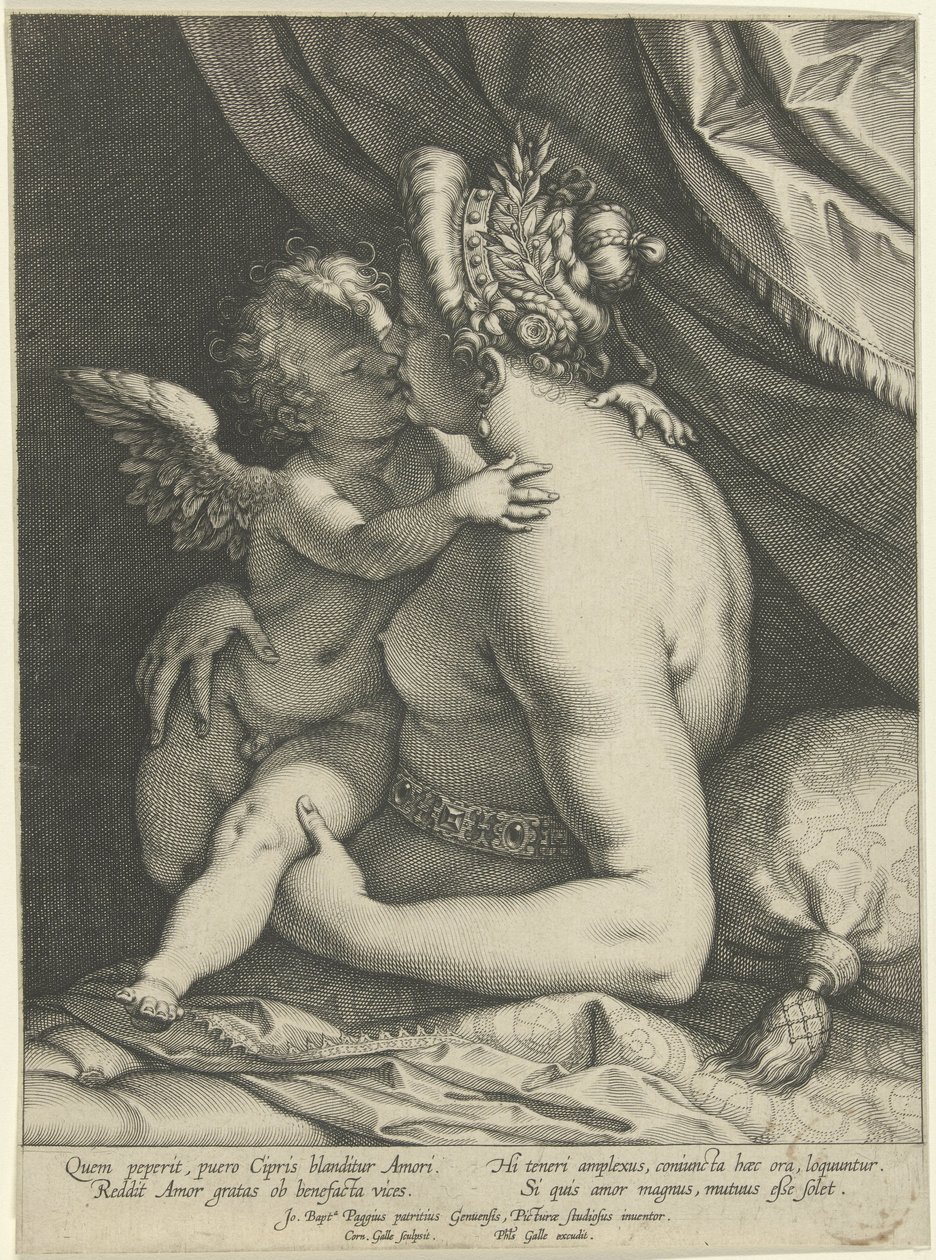 Venus kust Szerelem alkotó: Cornelis Galle (I)