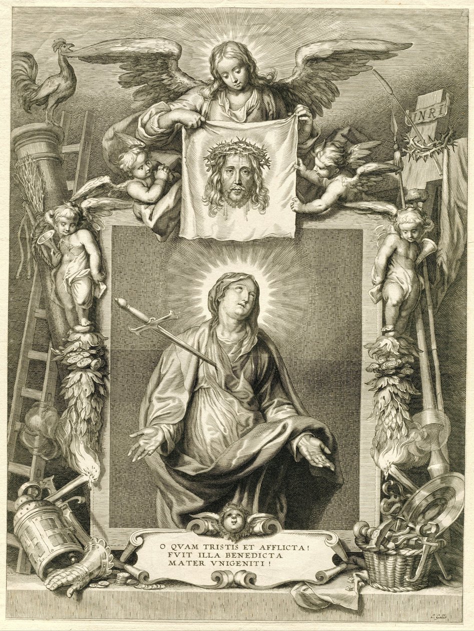 Mária a Mater Dolorosában alkotó: Cornelis Galle (II)