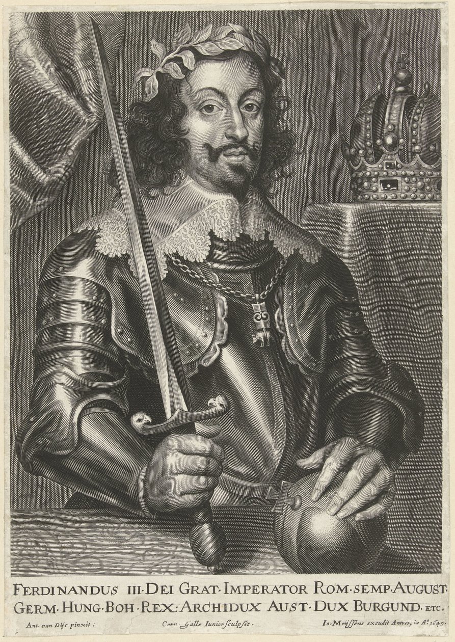 Ferdinánd császár portréja III alkotó: Cornelis Galle (II)