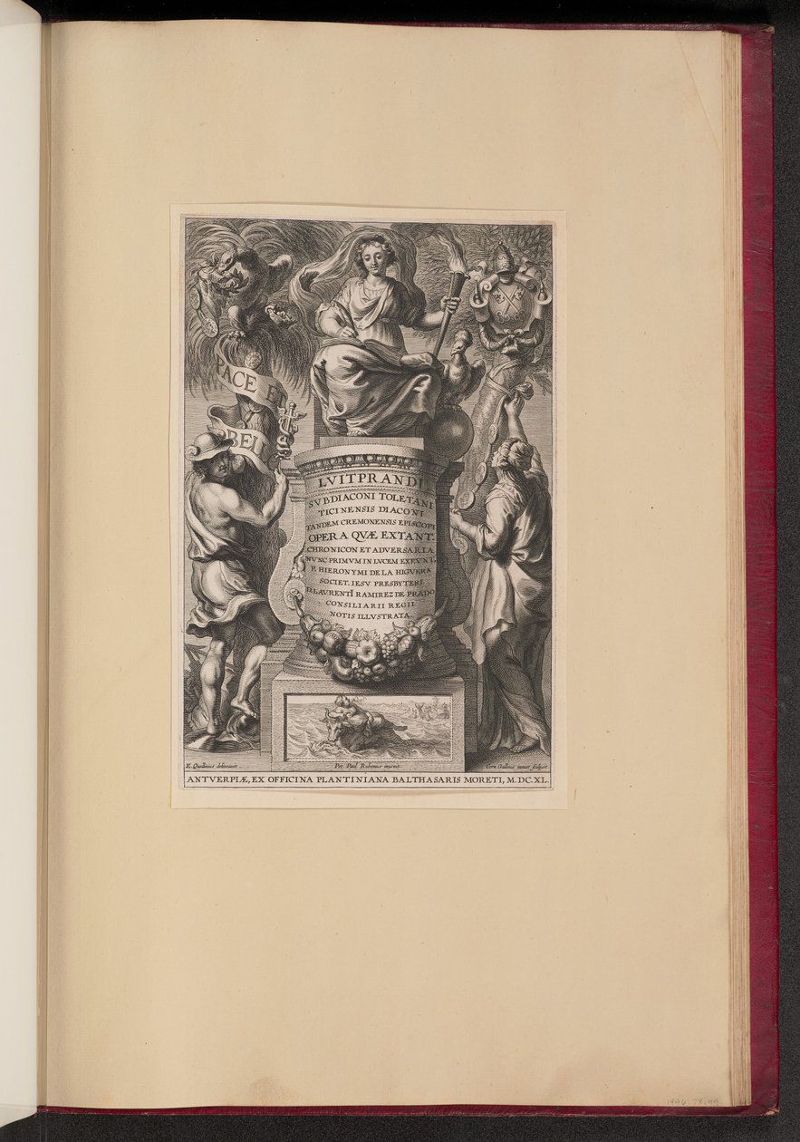 Címlap: Liutprand, Opera alkotó: Cornelis Galle II after Erasmus Quellinus II after Sir Peter Paul Rubens