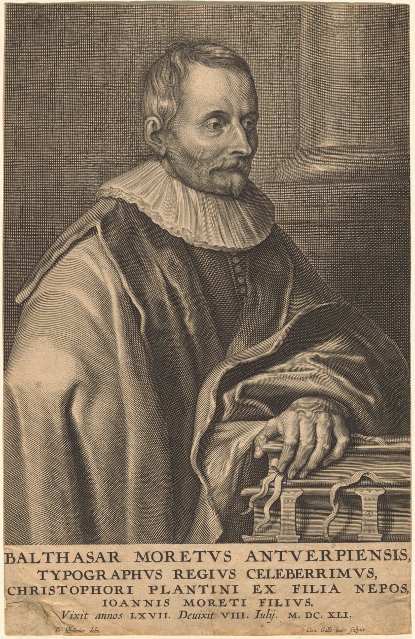 Antwerpeni Balthasar Moretus alkotó: Cornelis Galle I