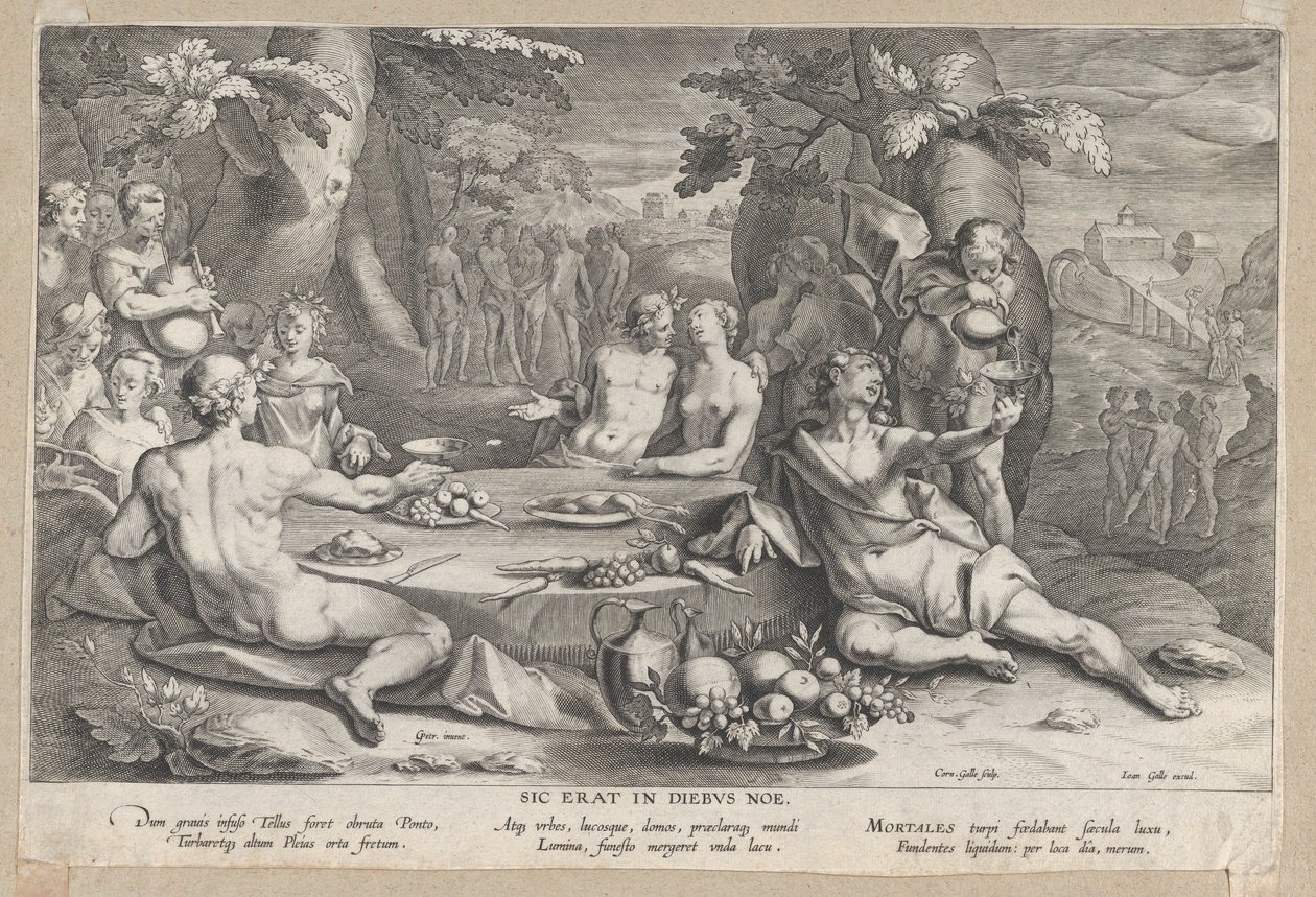 Az emberiség bűnössége, 16. század vége-17. század eleje. alkotó: Cornelis Galle I