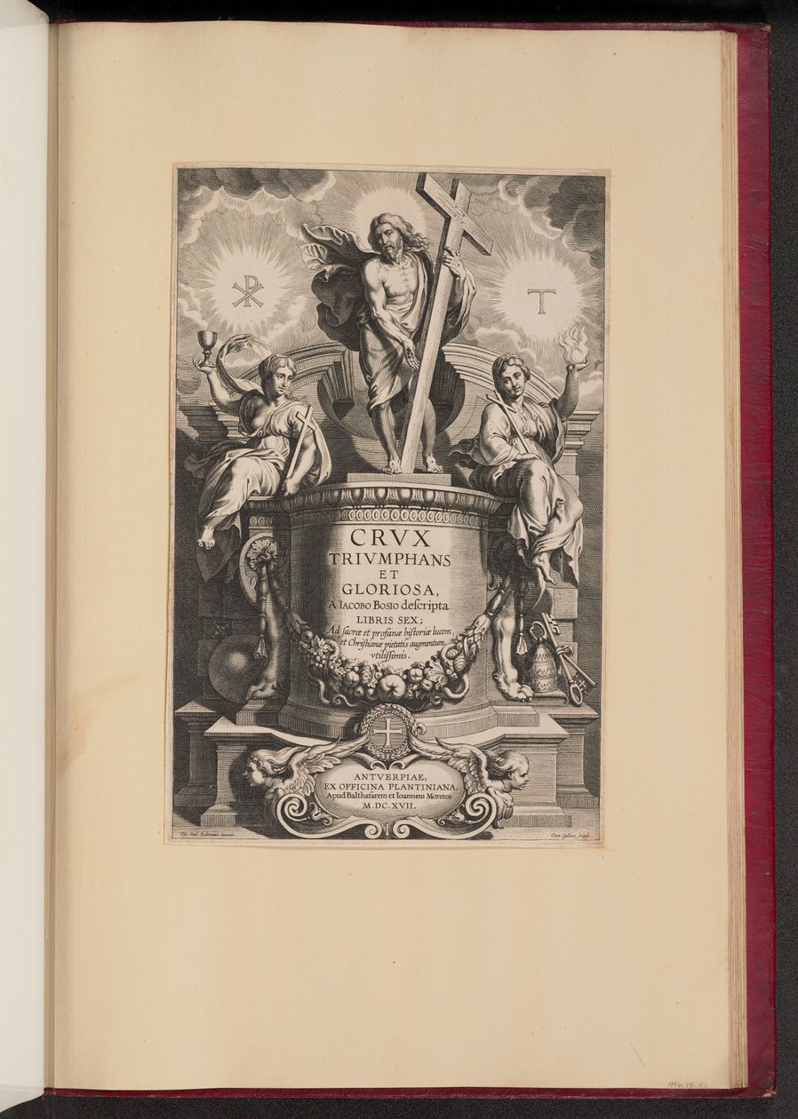 Giacomo Bosio, Diadalmas és dicső kereszt címlapja alkotó: Cornelis Galle I after Sir Peter Paul Rubens