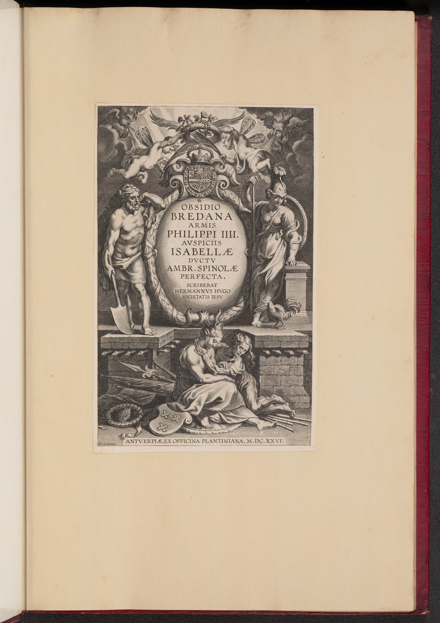 Címlap Herman Hugo "Bredana ostroma" című művéhez alkotó: Cornelis Galle I after Sir Peter Paul Rubens