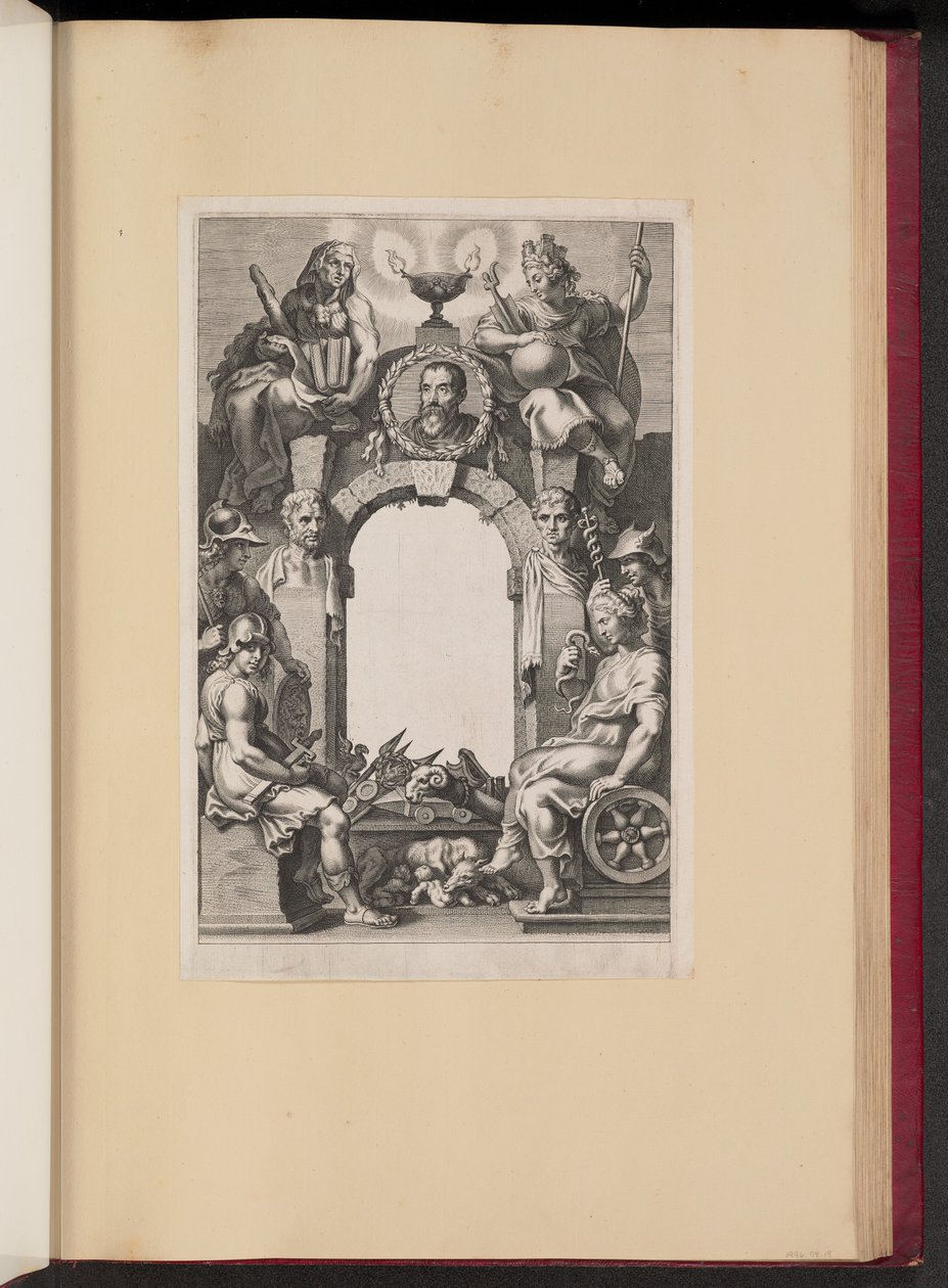 Címlap: Justus Lipsius, Opera Omnia, I alkotó: Cornelis Galle I after Sir Peter Paul Rubens