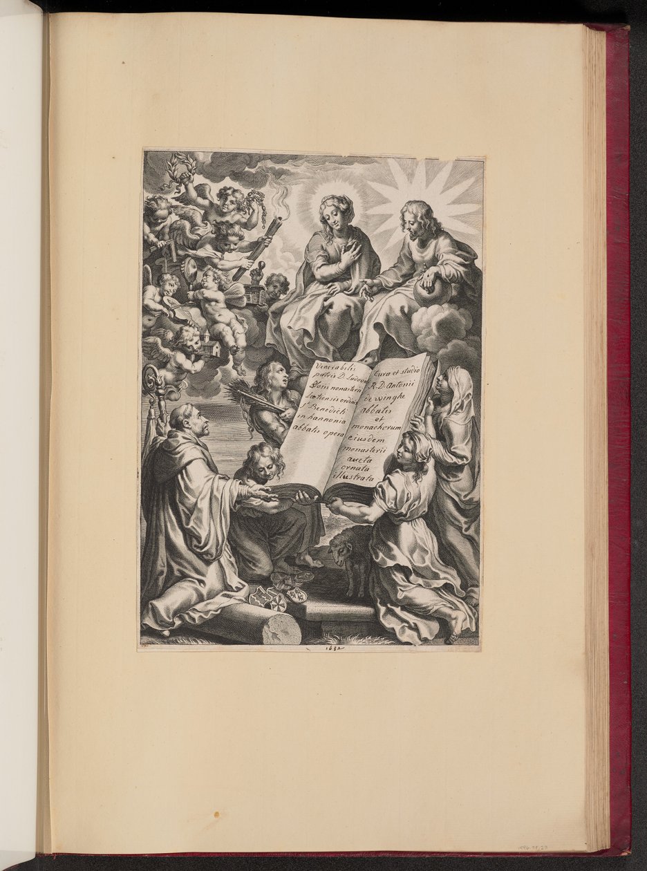 Címlap: Louis Blosius, Opera alkotó: Cornelis Galle I after Sir Peter Paul Rubens