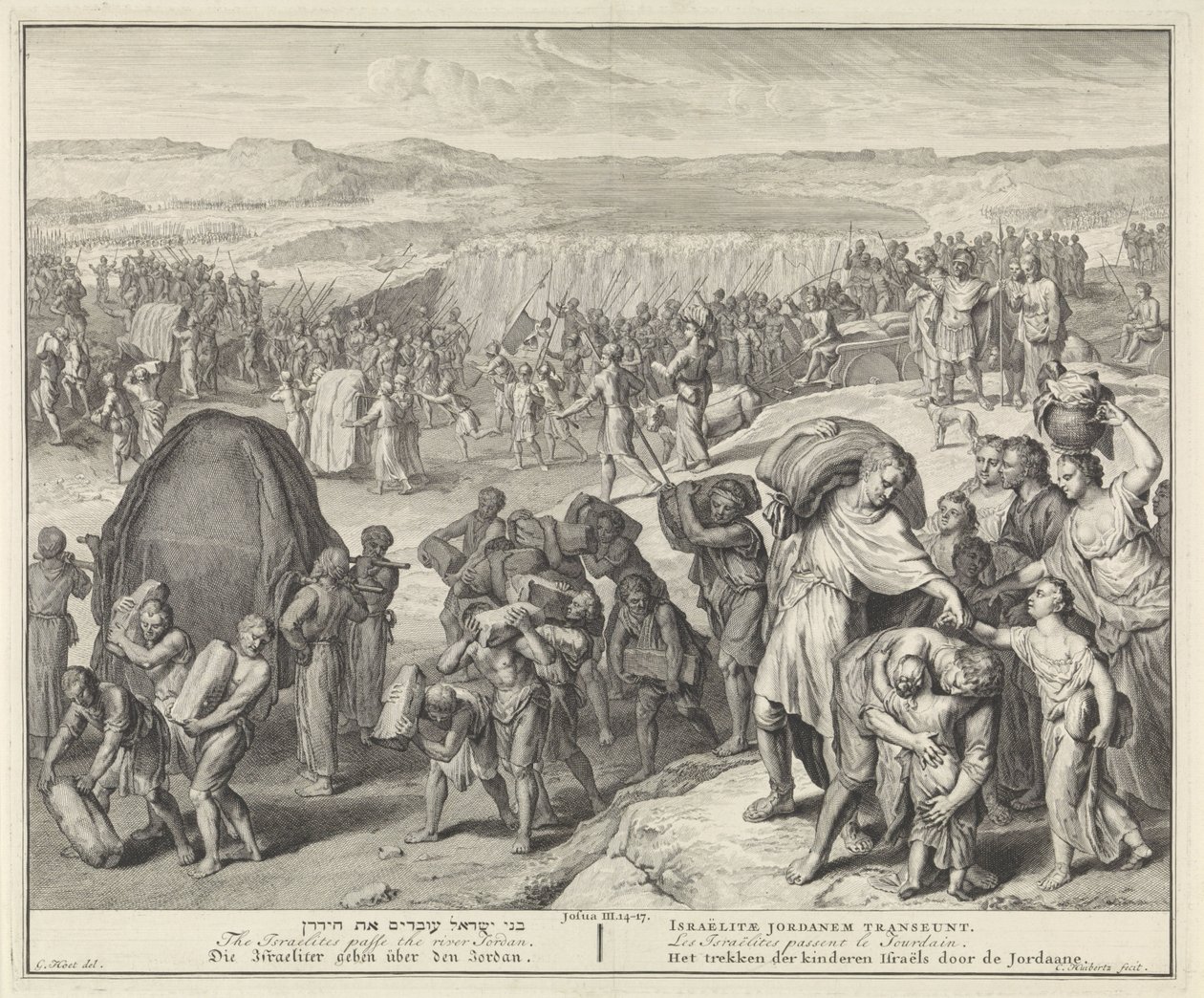Átkelés a Jordánon alkotó: Cornelis Huyberts